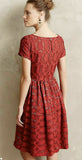 New Anthropologie Red "Rubied Lace Dress" by Moulinette Soeurs, Size 10, Originally $188