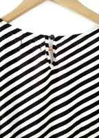 Modcloth Black & White Stripe "Galleria Gem Dress", Size M, Originally $50