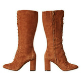 New Nine West Women's "Waterfall" Suede Winter Boot in Brown, Size 9, Originally $134