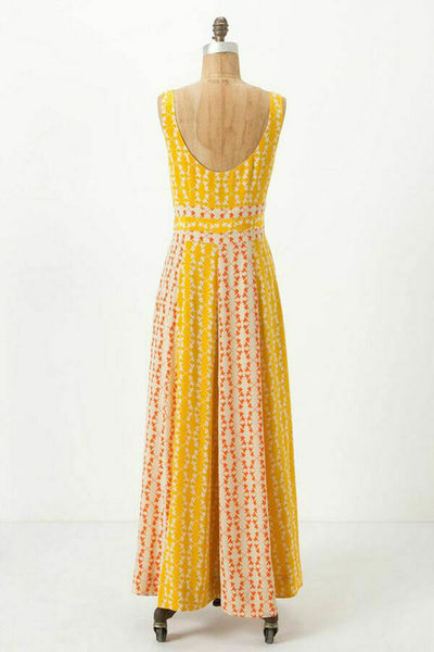 anthropologie yellow maxi dress Stunning Butter Yellow Drop Waist Dress Try-On