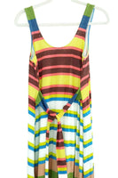 New Anthropolgie Multi Color "Spectrum Stripe Maxi Dress" by Plenty by Tracy Reese, Size S, Originally $168