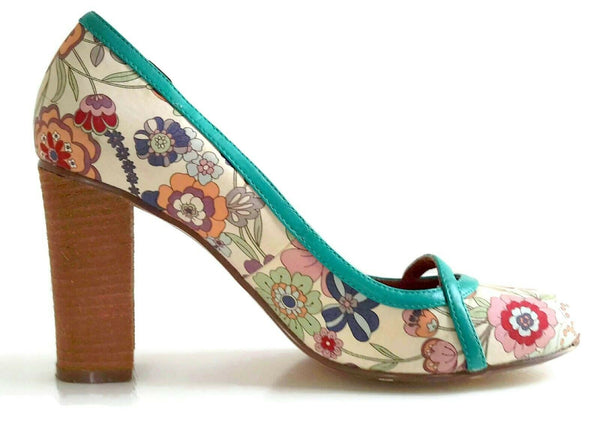 Wedding Floral Block Heels for Women for sale | eBay