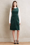 New Anthropologie Green Corduroy "Corded Holly Dress" by Sunday in Brooklyn, Size 6, Originally $148