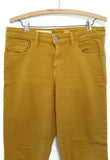 New Anthropologie Mustard Yellow "Pilcro Stet Slim Pants" by Pilcro & the Letterpress, Size 30, Originally $128