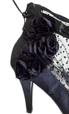 New Poetic License Black Dotted "Sweet Dreams" Platform Heels, Size 9 / 40, Originally $105