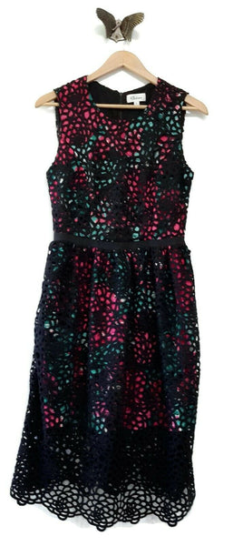 New Anthropologie Black Crochet Lace "Terrace Sheath Dress" by Wolven, The Mustard Dandelion New Anthropologie Black Crochet Lace "Terrace Sheath Dress" by Wolven, The Mustard Dandelion