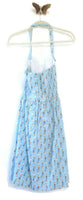 Modcloth Light Blue Convertible Halter "Wave Your Pennant Dress", Size M, Originally $83