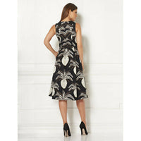 NY&Co Eva Mendes Black & White Pineapple Print "Catarina Corset Dress", Originally $89.95