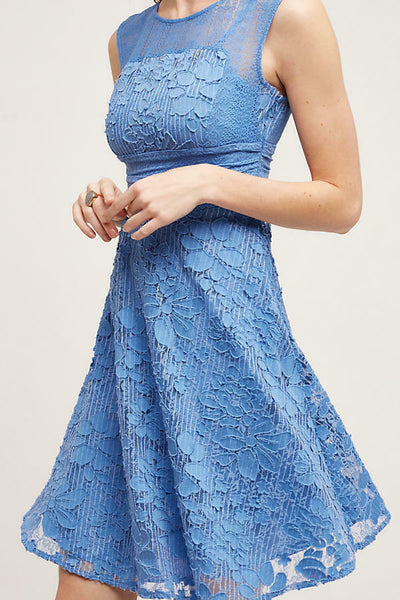 New Anthropologie Blue Lace "Liliflora Dress" by Moulinette Soeurs, Si The Mustard Dandelion New Anthropologie Blue Lace "Liliflora Dress" by Moulinette Soeurs, Si The Mustard Dandelion