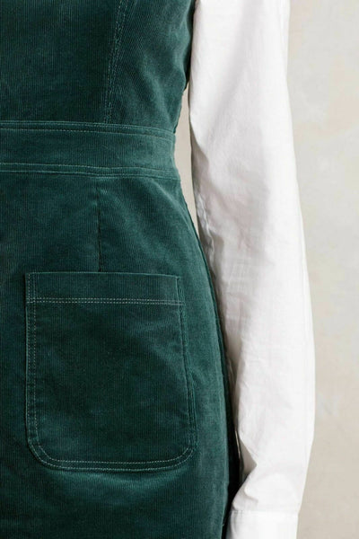 green corduroy dress anthropologie Maeve Anthropologie Green Corduroy Button Front Belted Midi Dress 0
