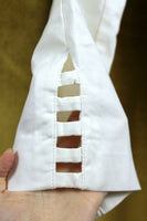 New Anthropologie White Ankle Cutout "Tilda Slims" by Cartonnier, Size 12, Originally $128