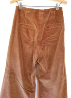 Anthropologie Caramel Brown Wide Leg "High IQ Corduroys" by Cartonnier, Size 6, Originally $128