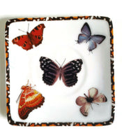 New Paul Cardew 1st Butterflies 2010 Demitasse Teacup & Saucer Set Made in England