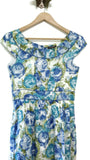 New Modcloth Blue Floral "Day After Day Dress" by Emily & Fin, Size US M / UK 12, Originally $100