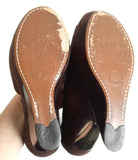 Anthropologie Rare Brown Suede "Katariina Wedges" by Leifsdottir, Size 8 US / 39 EU, Originally $248