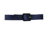 New Modcloth "Haute Habits Velvet Belt" Wide Navy Blue Velvet Belt, Size S/M