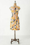 Anthropologie Printed Silk "Puzzled Pieces Dress" by Vanessa Virginia, Size 6, Originally $178