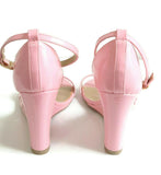 New Modcloth "One Sweet Day Wedge" Bubblegum Pink Patent Leather Heels, Size 8.5, Originally $40