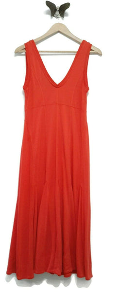anthropologie maeve orange dress New XS Maeve x Anthropologie Dylan Mierzwinski Colette oranges citrus midi dress