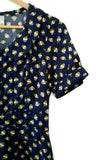 Anthropologie Navy Blue & Purple "Acorn Dress" by Hi There from Karen Walker, Size 6, Originally $148