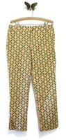 New Anthropologie Rare Grasshopper "Katydid Poplin Crops" by Charlotte Taylor, Size 10, Originally $148