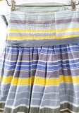 New Anthropologie Blue & Yellow Striped "Paraiso Dress" by Maeve, Size 6P (Petite), Originally $158