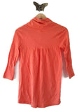 Anthropologie Orange "Shawl Collar Tunic" by Deletta, Size XS / S, Originally $58