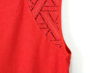 New Banana Republic Orange Red Sleeveless Lace Panel Tunic, Size S, Originally $59.50