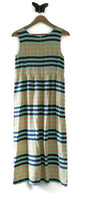 Anthropologie Mint Green "Spring Stripe Midi Dress" by Dusen Dusen, Size 6, Originally $178