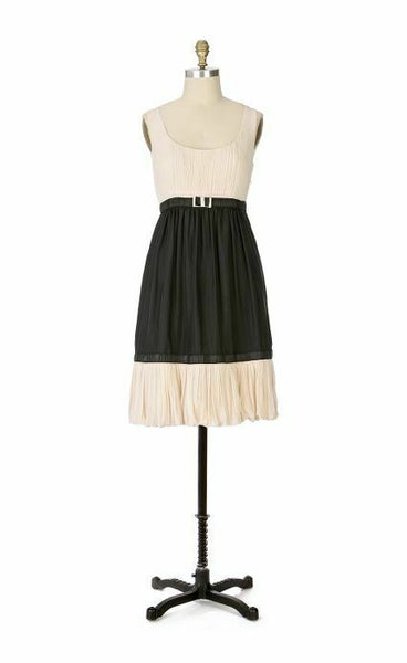 Anthropologie Black & Cream "Theatre Royal Dress" by Yoana Baraschi, Size 2 / 4, Originally $188