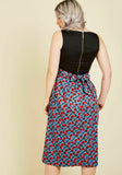 New Modcloth Multi Color "Serendipitous Occasion Midi Dress in Tile", Size US 6 / UK 12, Originally $90