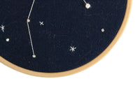 Perseus Constellation Embroidered 4" Hoop by Kelly Yoon