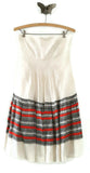 New Anthropologie White Strapless "Around the World Dress" by Floreat, Size 4, Originally $168