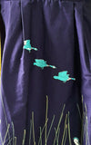 New Modcloth Navy Bird Print "Day Trip Darling Dress in Wetland" by Palava, Size M, Originally $189