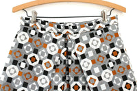 New Anthropologie Silver Metallic "Geo Jacquard Skirt" by Eva Franco, Size 8, Originally $168