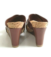 New Modcloth "Art Festival Frolic Wedge" Mahogany Brown Heels, Size 9, Originally $50