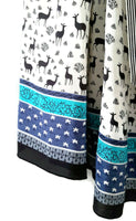 New Anthropologie White & Black Silk "Deer Meadow Dress" by Anna Sui, Size 6, Originally $248