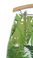 New Anthropologie Rare Green Palm Print "Talipot Skirt" by Vanessa Virginia, Size 8, Originally $88