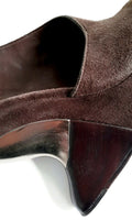 Anthropologie Rare Brown Suede "Katariina Wedges" by Leifsdottir, Size 8 US / 39 EU, Originally $248