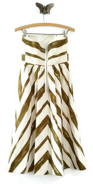 anthropologie gold and white dress Rent Anthropologie