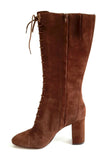 New Nine West Women's "Waterfall" Suede Winter Boot in Brown, Size 9, Originally $134