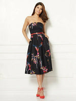 New NY&Co Eva Mendes Bird of Paradise "Del Mar Strapless Dress", Size S, Originally $89.95