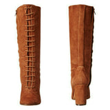 New Nine West Women's "Waterfall" Suede Winter Boot in Brown, Size 9, Originally $134