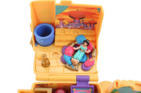 Vintage Disney Tiny Kingdom Aladdin 4 Piece Fold Out Agrabah Marketplace Play Set Complete with Figurines