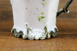 Antique 1800's-Era Milk Glass & Gold Creamer