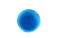 Vintage EAPG Aqua Blue Milk Glass Cup or Toothpick Holder