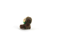Artisan-Made Vintage 1:12 Miniature Plush Toy Monkey Signed by Artist