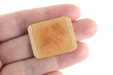 Artisan-Made Vintage 1:12 Miniature Dollhouse Wooden Cutting Board with Knife Signed by JH