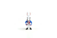 Artisan-Made Vintage 1:12 Miniature Dollhouse Metal Peter Rabbit Figurine
