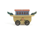 Artisan-Made Vintage 1:12 Miniature Dollhouse Noah's Ark Play Set Signed by Karen Markland